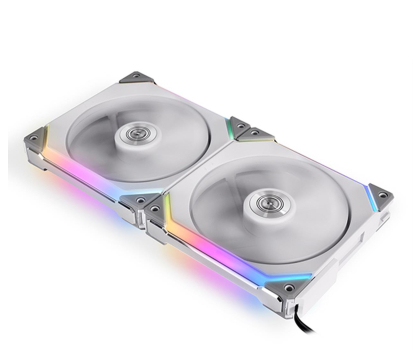 Wentylator do komputera LIAN LI UNI FAN SL140 RGB PWM White Dual Pack 2x140mm UF-SL140-2W